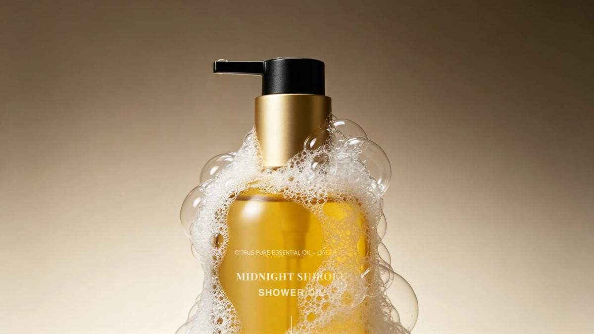 Midnight Shikoku Shower Oil — The Restorative Body Duet