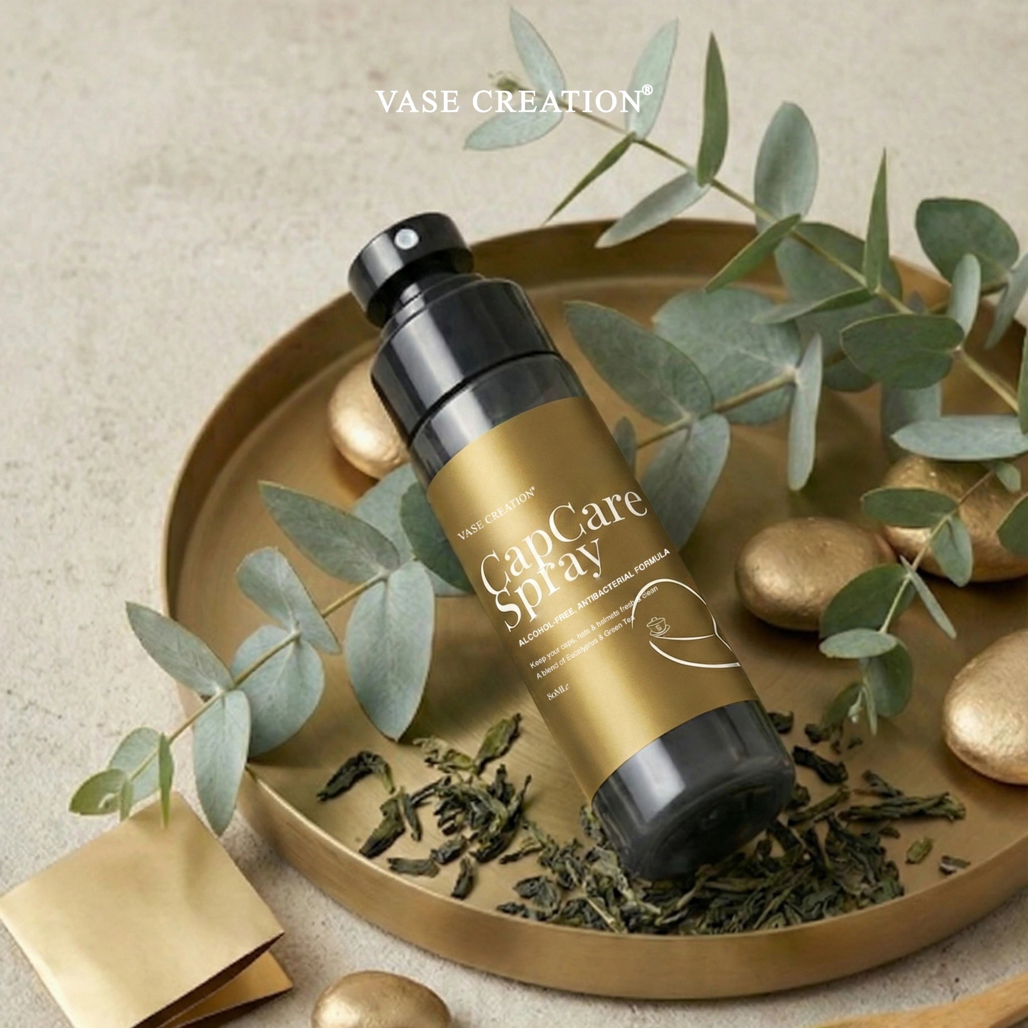 Vase Creation Alcohol-Free Cap Care Spray, featuring Vase Creation Malaysian award-winning personal care brand.