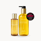 Vase Creation Midnight Shikoku Shower Oil, Malaysian award-winning cleansing oil for face and body care, 100ml travel size and 330ml bathroom size