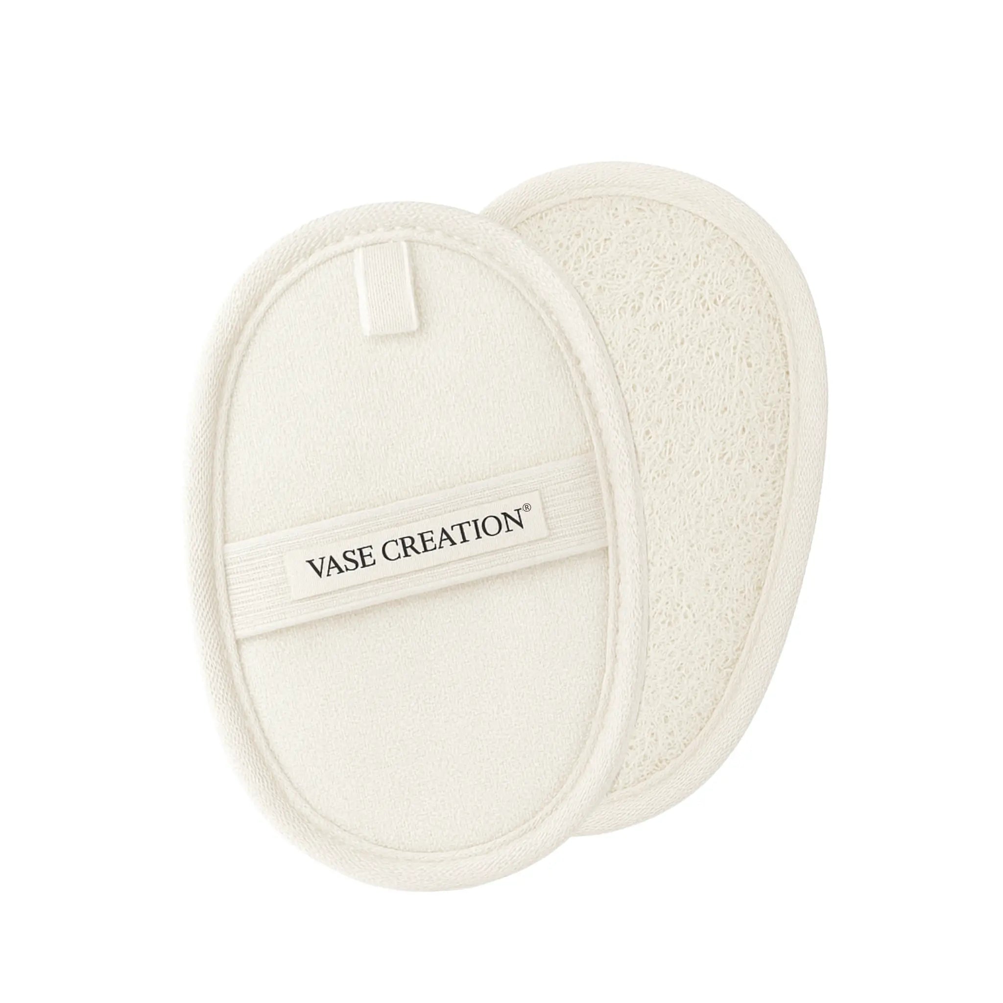 Vase Creation Bio-Fiber Loofah Pad for Face and body