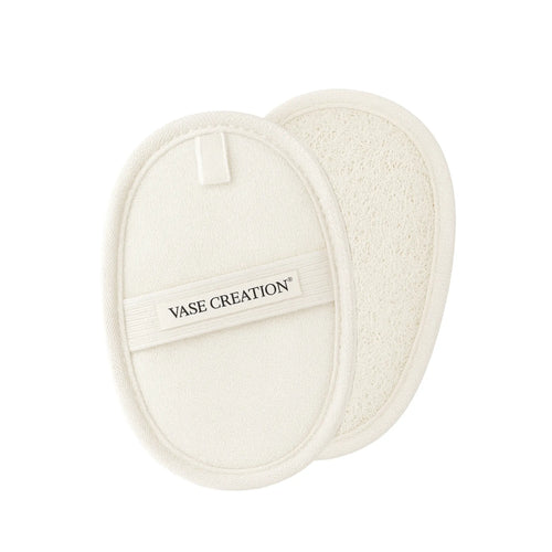 Vase Creation Bio-Fiber Loofah Pad for Face and body